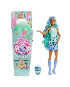 MATTEL BARBIE POP REVEAL LALKA ZIELONA HERBATA  BUBBLE TEA HTJ18 HTJ21