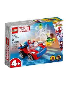 LEGO MARVEL SUPER HEROES SAMOCHÓD SPIDER-MANA I DOCK OCK 10789