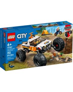LEGO CITY PRZYGODY SAMOCHODOWE TERENOWYM Z NAPĘDEM 4X4 60387