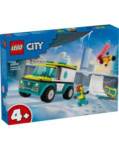 LEGO CITY KARETKA I SNOWBOARDZISTA 60403