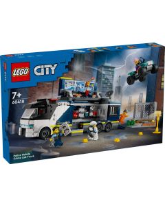 LEGO CITY POLICYJNA CIĘŻARÓWKA Z LABORATORIUM KRYMINALNYM 60418