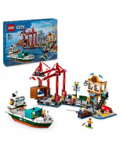 LEGO CITY NADMORSKI PORT ZE STATKIEM TOWAROWYM 60422