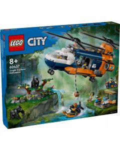 LEGO CITY HELIKOPTER BADACZY DŻUNGLI W BAZIE 60437