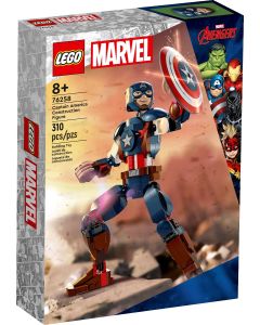 LEGO MARVEL SUPER HEROES FIGURKA KAPITANA AMERYKI DO ZBUDOWANIA 76258
