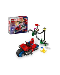 LEGO MARVEL SUPER HEROES POŚCIG NA MOTOCYKLU SPIDER MAN VS DOC OCK 76275
