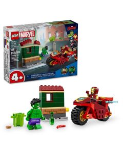 LEGO MARVEL SUPER HEROES IRON MAN Z MOTOCYKLEM I HULK 76287